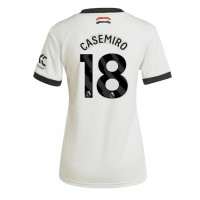 Dres Manchester United Casemiro #18 Tretina pre Ženy 2024-25 Krátky Rukáv